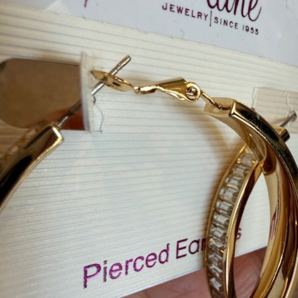 NWT Park Lane Gold Earrings - Picture 3 of 4